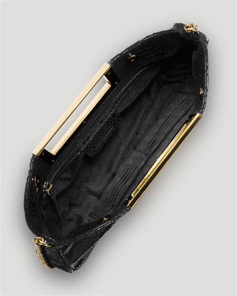 michael michael kors berkley clutch black 